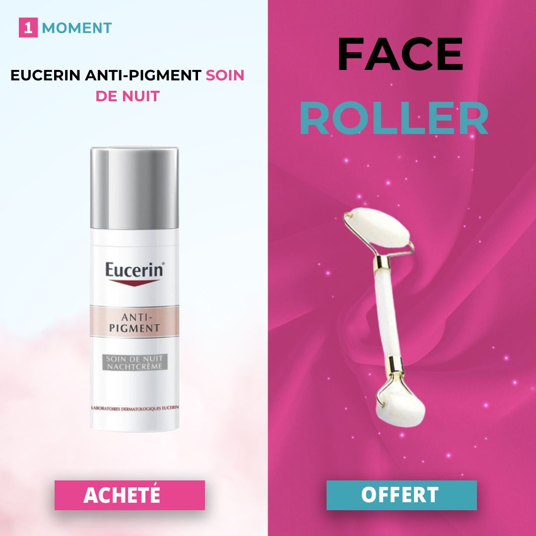 OFFRE EUCERIN ANTI PIGMENT SOIN DE NUIT 50 ML+ FACE ROLLER OFFERT