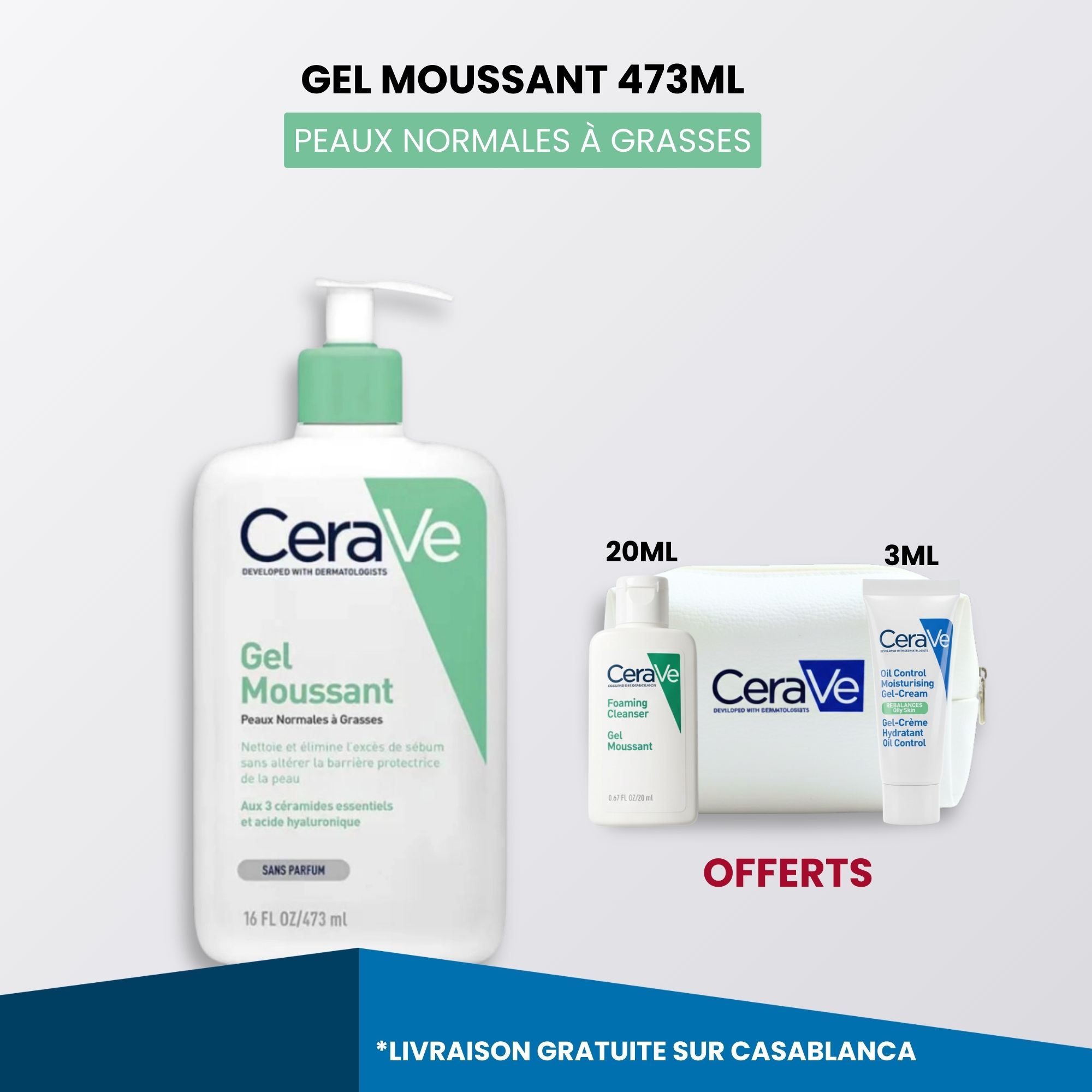 CERAVE GEL MOUSSANT 473 ML