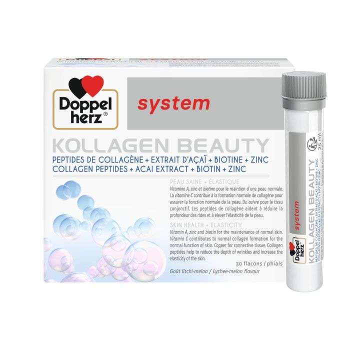 DOPPELHERZ KOLLAGEN BEAUTY Boite de 30 Ampoules