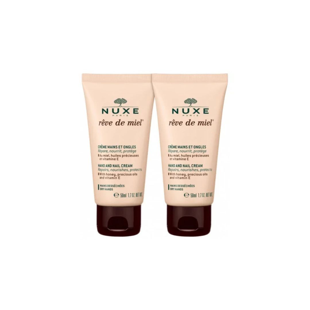 NUXE Rêve de Miel - Crème Mains et Ongles 2X50ml