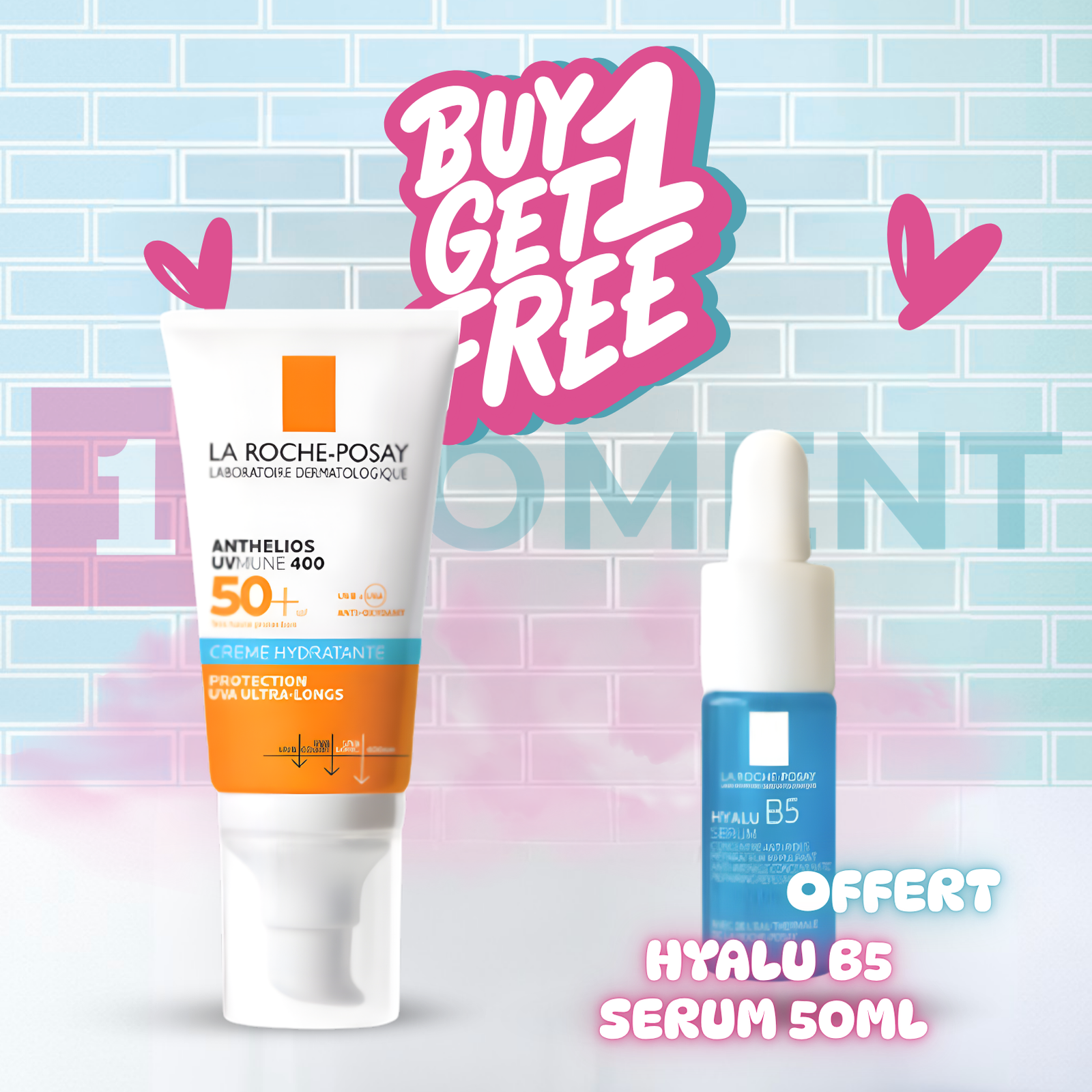 La Roche Posay ANTHELIOS UVMUNE 400CRÈME SOLAIRE SPF50+ | Peau sensible normales à sèches |50ml