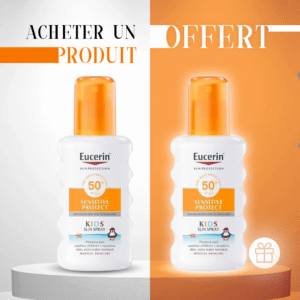 EUCERIN OFFRE 1 SENSITIVE PROTECT KIDS SPF 50+ SUN SPRAY 200ML ACHETER + 1 OFFERT