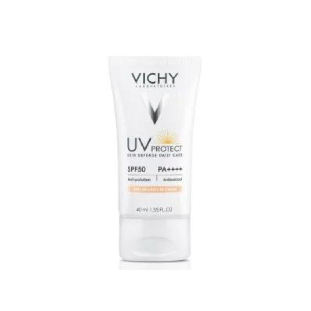 1MOMENT - Vichy UV PROTECT Crème Hydratante Teintée SPF50 Tous Types de Peaux | 40ml