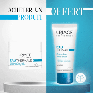 URIAGE EAU THERMALE MASQUE D’EAU NUIT 50 ML+ CREME D’EAU 40ml OFFERTE