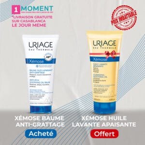 URIAGE XEMOSE BAUME OLEO 200ML +XEMOSE HUILE LAVANTE 200ML OFFERT