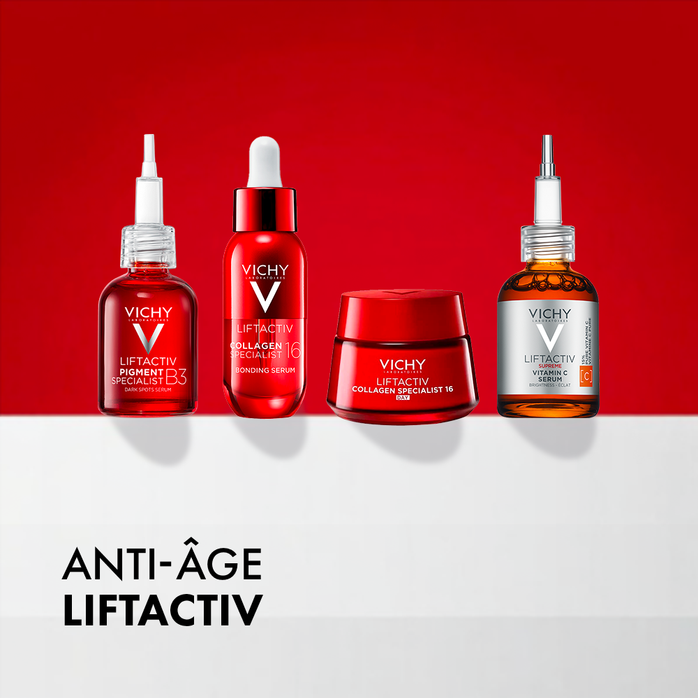 Soins Anti-Âge Vichy Liftactiv Supreme - Correction des rides et fermeté de la peau.