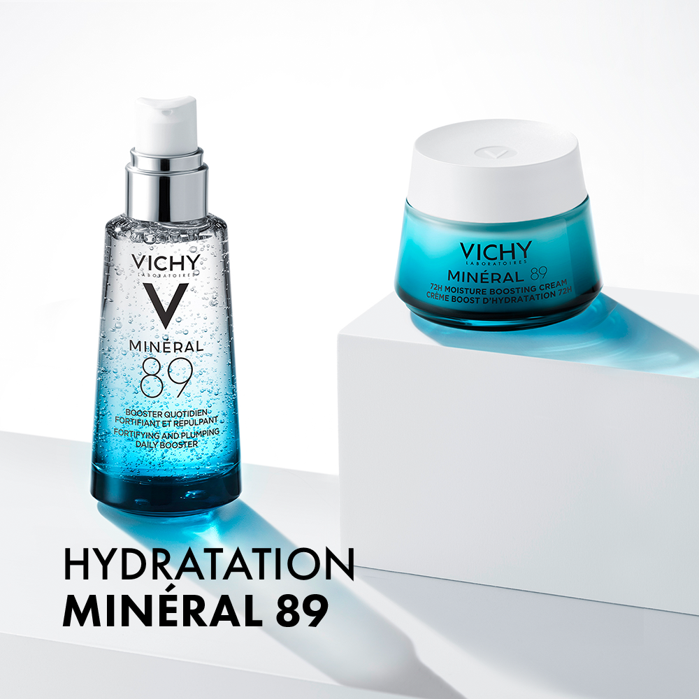 Sérum Vichy Minéral 89 - Booster quotidien fortifiant et repulpant à l'acide hyaluronique.
