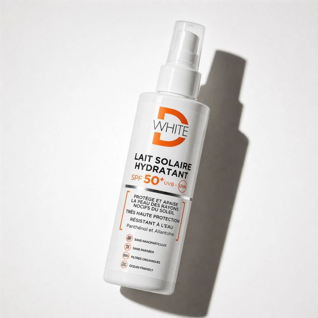 D-WHITE LAIT SOLAIRE HYDRATANT SPF50+ 200ML