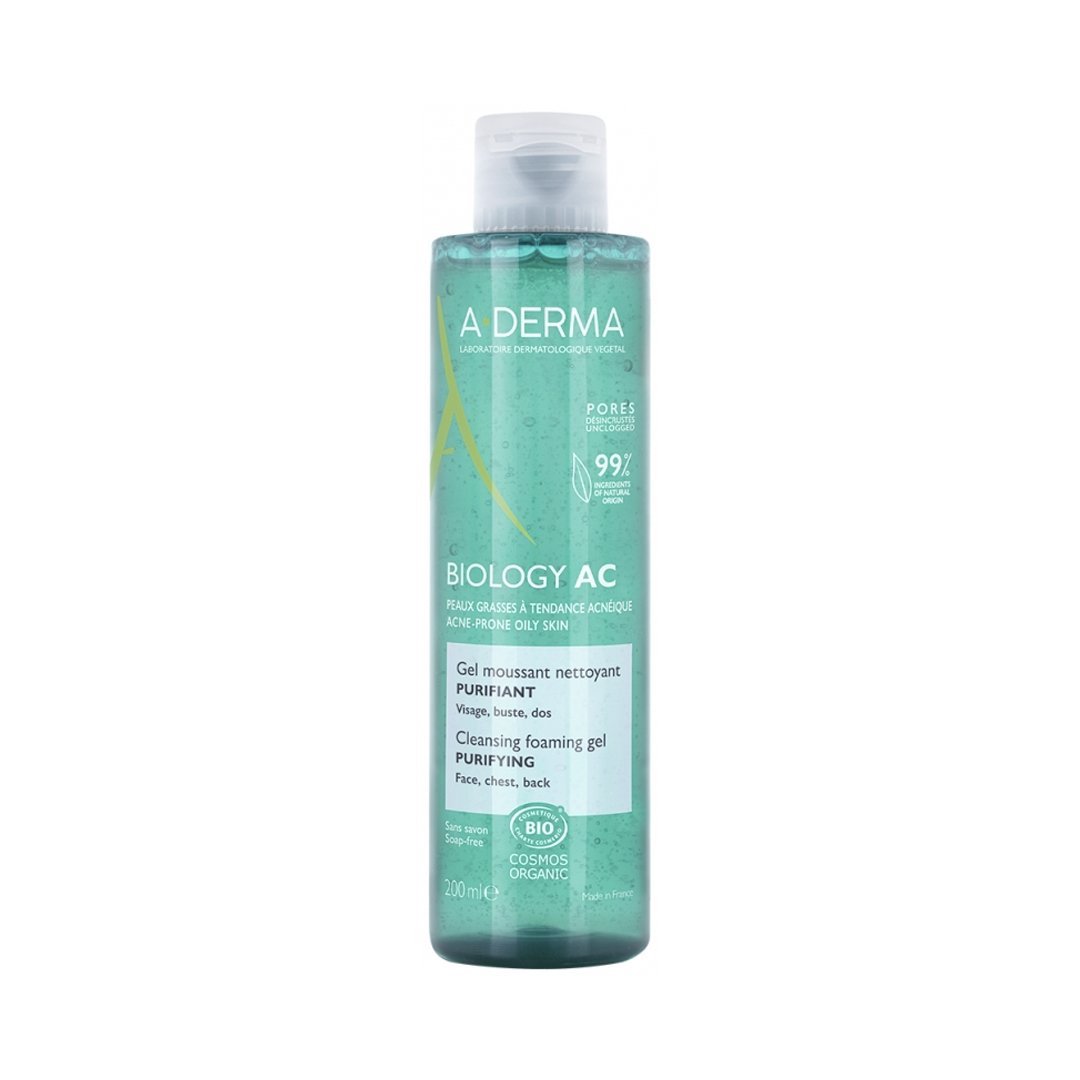 A-DERMA BIOLOGY AC GEL MOUSSANT PURIFIANT 200 ML – VENTE FLASH